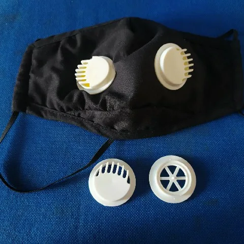 Komponen plastik respirator