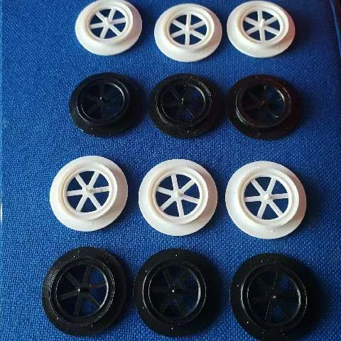 Komponen plastik respirator