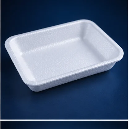 Wadah pelindung polystyrene putih
