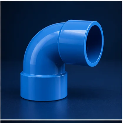 Sambungan pipa PVC biru