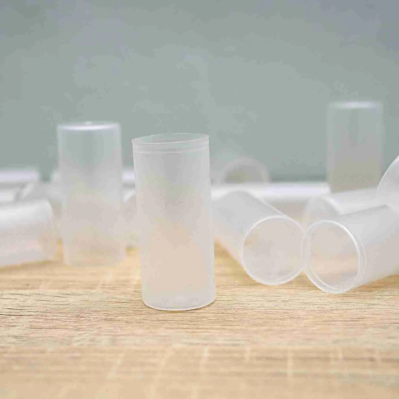 Tabung vial plastik PP transparan